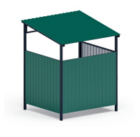 Хозяйственное оборудование + Навес контейнерной площадки для мусора (1 секция) МФ 55.02.03.1-01