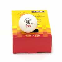 Мячики для настольного тенниса + Мячи Dragon Training Platinum 3* New (6 шт, бел.) в коробке