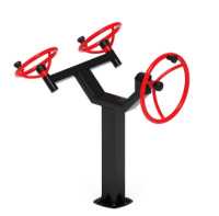 Детские уличные комплексы + Рули (положение сидя)  Уличный тренажер