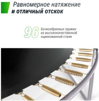 Батуты + Батут UNIX Line SUPREME BASIC 16 ft (green)