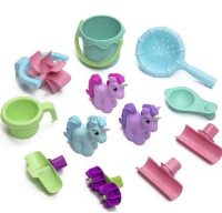 Декоративно-развивающие панели + Столик для игр с песком и водой "Страна Единорога"