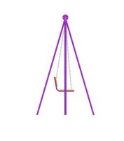 Детские качели + Качели на металлических стойках с сиденьем со спинкой ИО 01090