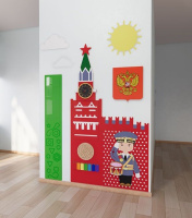 Информационные стенды + ИСП-007 Информационный стенд «Моя Родина – Россия» (2 модуля)