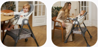 Детские стульчики и кресла + Стул для кормления UNIX Kids Classic Grey