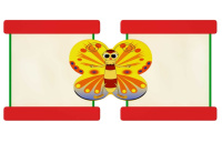 Песочницы + Песочница двойная Бабочка ИО 07-507