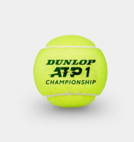 Мячи для большого тенниса + Мячи теннисные Dunlop ATP Championship 4B, 601333, упаковка 4 шт, ITF