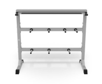 Стойки для гантелей, грифов и дисков + Стойка для хранения дисков 25/26 мм, грифов и гантелей DFC D100053