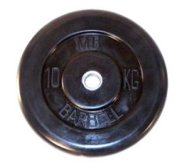 Диски с посадочным диаметром 26 мм + Диск обрезиненный BARBELL MB (металлическая втулка) диаметр 26 мм