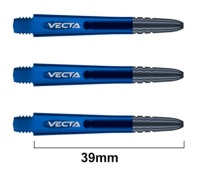 Аксессуары для игры в дартс + Композитные хвостовики Winmau Vecta (Medium) синего цвета