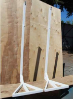 Стойки для бадминтона + Стойки бадминтонные переносные ATLET-M (без противовесов) IMP-A535