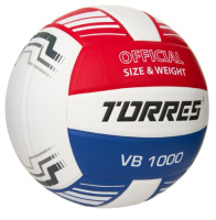 Волейбольные мячи + Мяч волейбольный TORRES VB 1000, микрофибра, размер 5