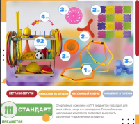 Физкультурно-развивающее + Спортивный комплекс 111 предметов "Стандарт"