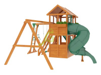 Детские уличные комплексы + Детская площадка IgraGrad Клубный домик 2 с трубой и рукоходом
