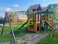 Детские уличные комплексы + Детская площадка IgraGrad Комбо с трубой