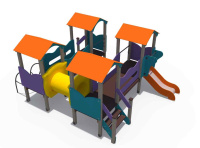 Детские уличные комплексы + Игровой комплекс ДИО 10212