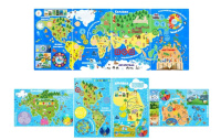 Бизиборды + Тихий океан, Планета Земля, знакомство с окружающим миром Серия «Мир континентов»