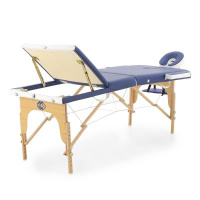 Массажные столы + Массажный стол складной деревянный Med-Mos JF-AY01 (PW3.20.13A) 3-х секционный (светлая рама)