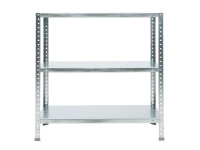 Металлические стеллажи + Стеллаж ES 75KD/75x30/3 оцинкованный