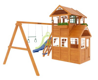 Детские уличные комплексы + Детская площадка IgraGrad Клубный домик 3 Luxe