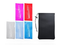 Эспандеры ленточные + Резинки для фитнеса DFC / Ленточный эспандер набор 5 шт