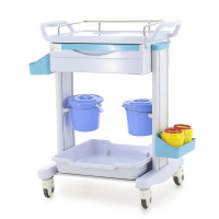 Тележки медицинские + Столик реанимационный, анестезиологический CT001 (ТМ-014АН-00)