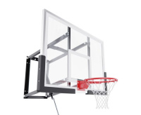 Баскетбольные щиты + Баскетбольный щит DFC со съёмным регулятором высоты, стекло 6 мм, 120 х 80 см