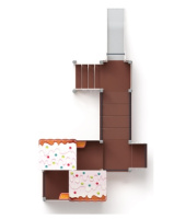 Детские уличные комплексы + Теремок (Пряничный домик) - ДИК 1.07.01-02