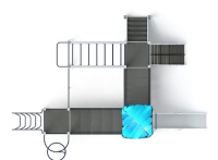 Детские уличные комплексы + Волшебный город (Снежная королева) - ДИК 2.19.02-02