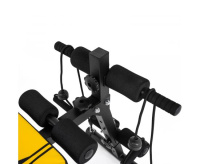 Скамьи + Скамья для пресса DFC с гантелями и эспандерами D102RY