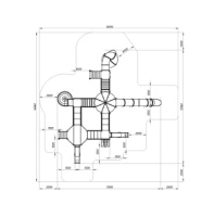 Детские уличные комплексы + Карнавал (Шапито) - ДИК 2.22.05-01.И1 - Игровой комплекс H=1200 H=2000
