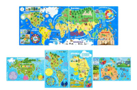 Бизиборды + Америка, Планета Земля, знакомство с окружающим миром Серия «Мир континентов»