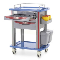 Тележки медицинские + Столик реанимационный, анестезиологический CT750-03 (ТМ-004АН-00)