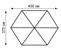 Палатки + Tramp пол для Mosquito съемный (черный)