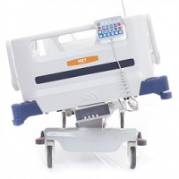 Кровати реанимационные + Реанимационная кровать MET A9 с ВЕСАМИ и ЛАТЕРАЛЬНЫМИ наклонами на колоннах LINAK