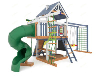 Детские уличные комплексы + Детская площадка IgraGrad Шато с трубой (Дерево) мод.1
