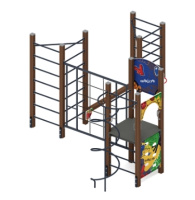 Детские уличные комплексы + Спортивная серия (Граффити) СК 2.01.02-01