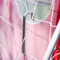 Футбольные ворота + Ворота футбольные переносные UNIX Line стальные 217x153 см, с мишенями