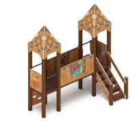 Детские уличные комплексы + Королевство (Картонное) - ДИК 1.15.06-22