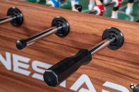 5 футов + Игровой стол - футбол "PlayOff" (140х73х88см) коричнево-серый