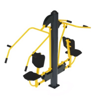 Уличные тренажеры + Жим от груди + Тяга верхняя СТ 01-026