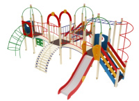 Детские уличные комплексы + Детский игровой комплекс «Навина» H=1200 ДИК 28-941