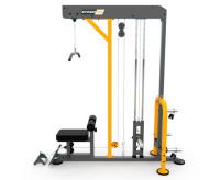 Тренажеры силовые нагружаемые дисками + Тренажер тяга сверху/снизу STONERISE DS15