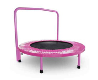 Батуты + Батут с поручнем DFC JUMPFIT 36'' розовый