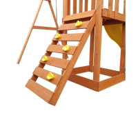 Детские уличные комплексы + Детский деревянный городок DFC DKW259 (три короба)