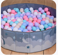 Мягкие модули + Шарики для сухого бассейна 150 штук