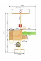 Детские уличные комплексы + Детская площадка IgraGrad Крафт Pro 2