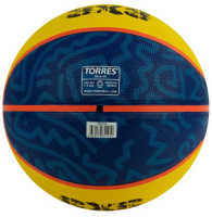 Баскетбольные мячи + Мяч баскетбольный (стритбол) TORRES 3х3 Outdoor B022336, размер 6