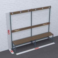 Скамьи для раздевалок + Скамейка для раздевалки односторонняя