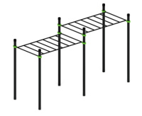 Уличные турники и брусья (Воркаут) + Воркаут 108 ВТ 12.19-01