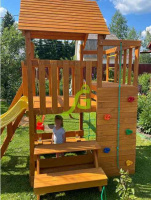 Детские уличные комплексы + Детская площадка IgraGrad Крафт Pro 6